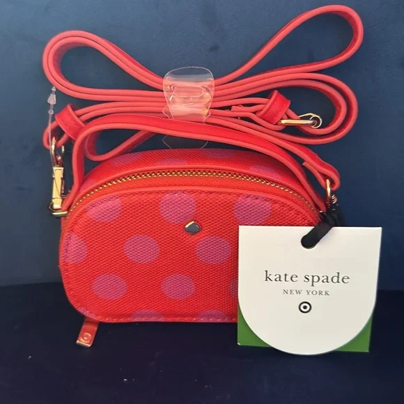 Kate Spade New York Coral Pink Crossbody Bag with Wallet - Picture 2 of 5